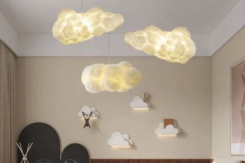 Create a Dreamy Bedroom with a Cloud Chandelier